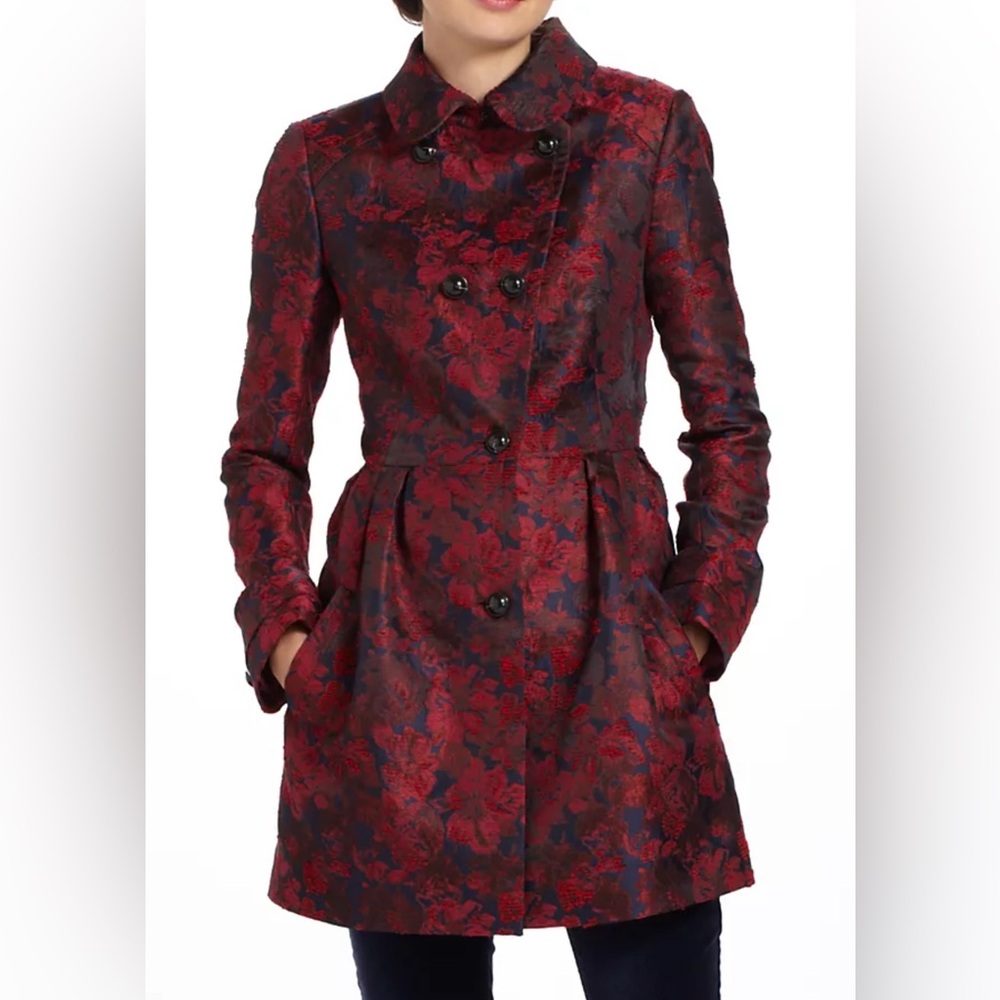 Anthropologie Berta Brocade Jacket
